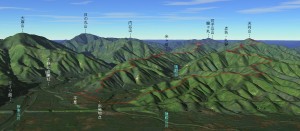 天円山鳥瞰図