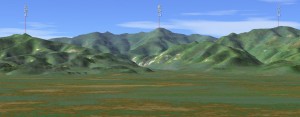 10m高尾山から4km
