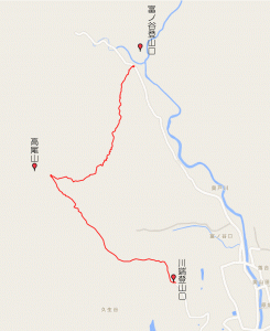 東尾根概念図