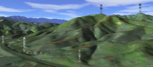 高尾山から1km